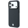 BMW Kevlar Metal Logo MagSafe Hülle für Apple iPhone 18 Pro / 17 Pro, anthrazit