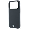 BMW Kevlar Metal Logo MagSafe Hülle für Apple iPhone 18 Pro / 17 Pro, anthrazit