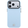 BMW Kevlar Metal Logo MagSafe Hülle für Apple iPhone 18 Pro Max / 17 Pro Max, blau