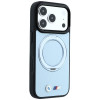 BMW Kevlar Ring Stand 360 MagSafe Hülle für Apple iPhone 18 Pro Max / 17 Pro Max, blau