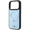 BMW Kevlar Ring Stand 360 MagSafe Hülle für Apple iPhone 18 Pro Max / 17 Pro Max, blau