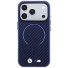 BMW M Carbon Printed Ring MagSafe Hülle für Apple iPhone 18 Pro Max / 17 Pro Max, navyblau