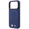 BMW M Carbon Printed Ring MagSafe Hülle für Apple iPhone 18 Pro / 17 Pro, navy blue