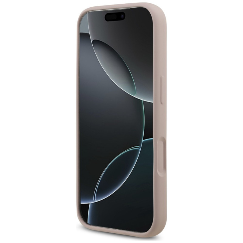 Karl Lagerfeld Silikon Karl&Choupette Ring MagSafe Hülle für Apple iPhone 18 Pro / 17 Pro, schwarz