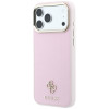 Guess Saffiano Small 4G & Classic Logo MagSafe Hülle für Apple iPhone 18 Pro / 17 Pro, pink