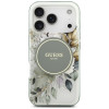 Guess IML Flower & Tonal Circle MagSafe Hülle für Apple iPhone 18 Pro Max / 17 Pro Max, grün