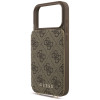 Guess 4G Cardslots & Magnetic Closure Crossbody Case für Apple iPhone 18 Pro / 17 Pro, braun