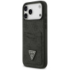 Guess 4G Double Card Triangle Hülle für Apple iPhone 18 Pro Max / 17 Pro Max, Schwarz