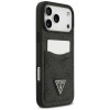 Guess 4G Double Card Triangle Hülle für Apple iPhone 18 Pro Max / 17 Pro Max, Schwarz