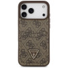 Guess 4G Double Card Triangle Hülle für Apple iPhone 18 Pro Max / 17 Pro Max, Braun