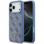 Guess 4G Double Card Triangle Hülle für Apple iPhone 18 Pro Max / 17 Pro Max, Blau