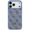 Guess 4G Double Card Triangle Hülle für Apple iPhone 18 Pro Max / 17 Pro Max, Blau