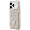 Guess 4G Double Card Triangle Hülle für Apple iPhone 18 Pro / 17 Pro, Pink