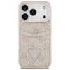Guess 4G Double Card Triangle Hülle für Apple iPhone 18 Pro Max / 17 Pro Max, Pink