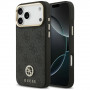 Guess 4G Strass Logo MagSafe Hülle für Apple iPhone 18 Pro Max / 17 Pro Max, Schwarz