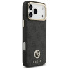 Guess 4G Strass Logo MagSafe Hülle für Apple iPhone 18 Pro Max / 17 Pro Max, Schwarz