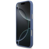 Guess 4G Strass Logo MagSafe Hülle für Apple iPhone 18 Pro Max / 17 Pro Max, Blau
