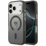 Guess IML Gradient Triangle Logo MagSafe Hülle für Apple iPhone 18 Pro Max / 17 Pro Max, Schwarz