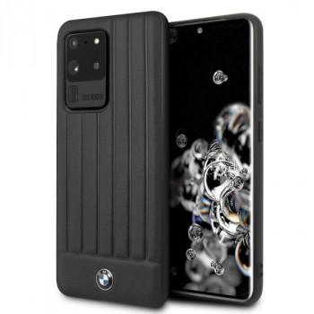 BMW BMHCS69POCBK Signature Hardcase für Samsung Galaxy S20 Ultra, Schwarz