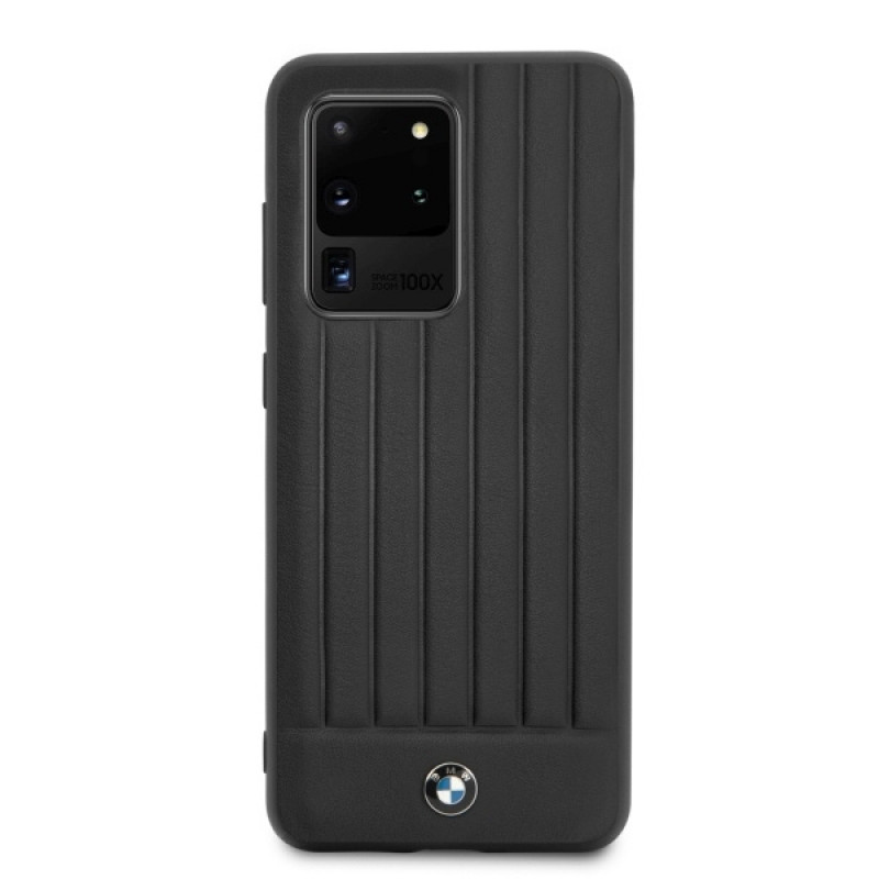 BMW BMHCS69POCBK Signature Hardcase für Samsung Galaxy S20 Ultra, Schwarz