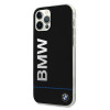 BMW BMHCP12MPCUBBK Signature Hardcase mit gedrucktem Logo für Apple iPhone 12 / 12 Pro, Schwarz