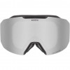 UVEX Evidnt ATTRACT V Skibrille mit Etui, Black/Silver