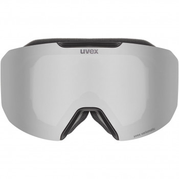 UVEX Evidnt ATTRACT V Skibrille mit Etui, Black/Silver
