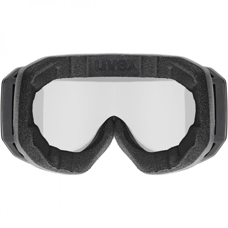 UVEX Evidnt ATTRACT V Skibrille mit Etui, Black/Silver