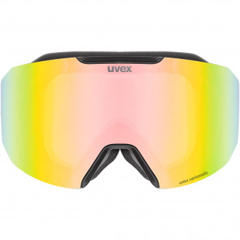 UVEX Evidnt ATTRACT V Skibrille mit Etui, Black/Rainbow