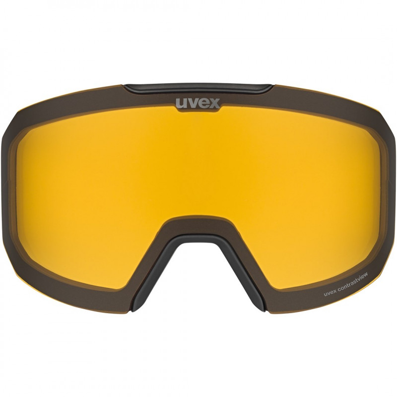 UVEX Evidnt ATTRACT V Skibrille mit Etui, Black/Rainbow