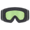 UVEX pwdr FM Kinderskibrille, Black/Pink/Green/Clear