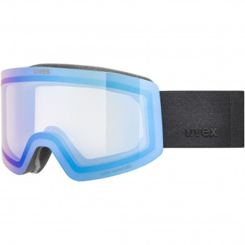 UVEX Provoqe V Skibrille, Schwarz/Blau, Einheitsgröße