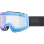 UVEX Provoqe V Skibrille, Schwarz/Blau, Einheitsgröße