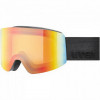 UVEX Provoqe FM Skibrille, Black/Rainbow