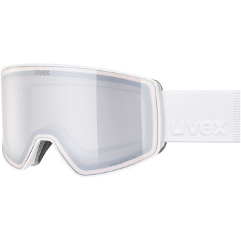 UVEX Scenic P Skibrille, Weiß/Silber