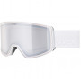 UVEX Scenic P Skibrille, Weiß/Silber