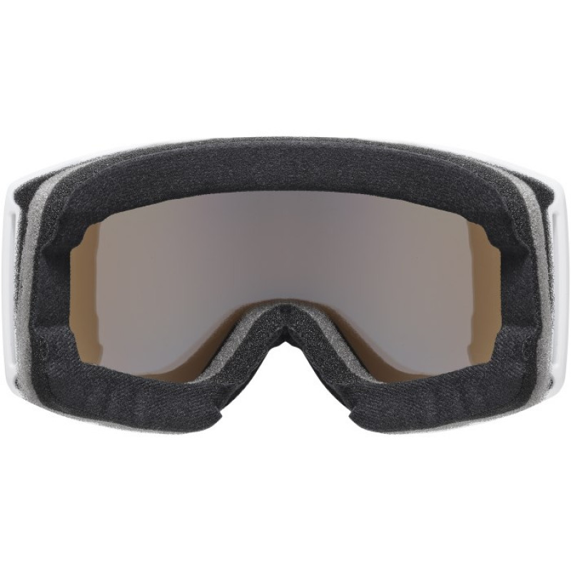 UVEX Scenic P Skibrille, Weiß/Silber
