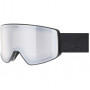 UVEX Scenic P Skibrille, Schwarz/Silber