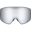 UVEX Scenic P Skibrille, Schwarz/Silber