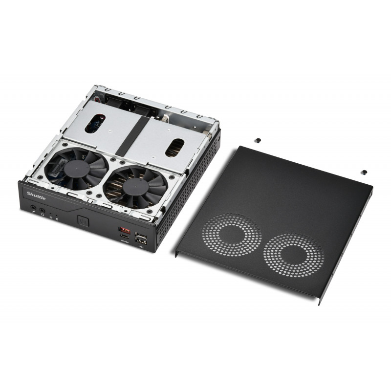 Shuttle DH810 XPC Slim Barebone Mini-PC, LGA1851, 8 GB DDR5-RAM