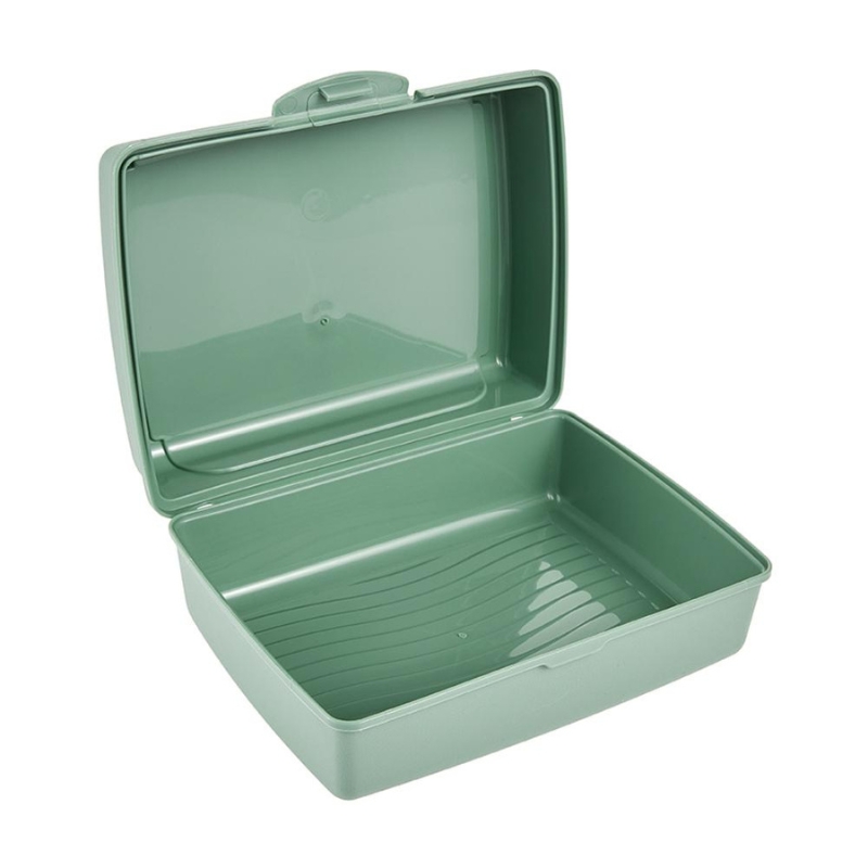 keeeper Carla Midi Lunch Box Space Tour, nordic green, Deco-Click-Box, PP (1 Stk.)