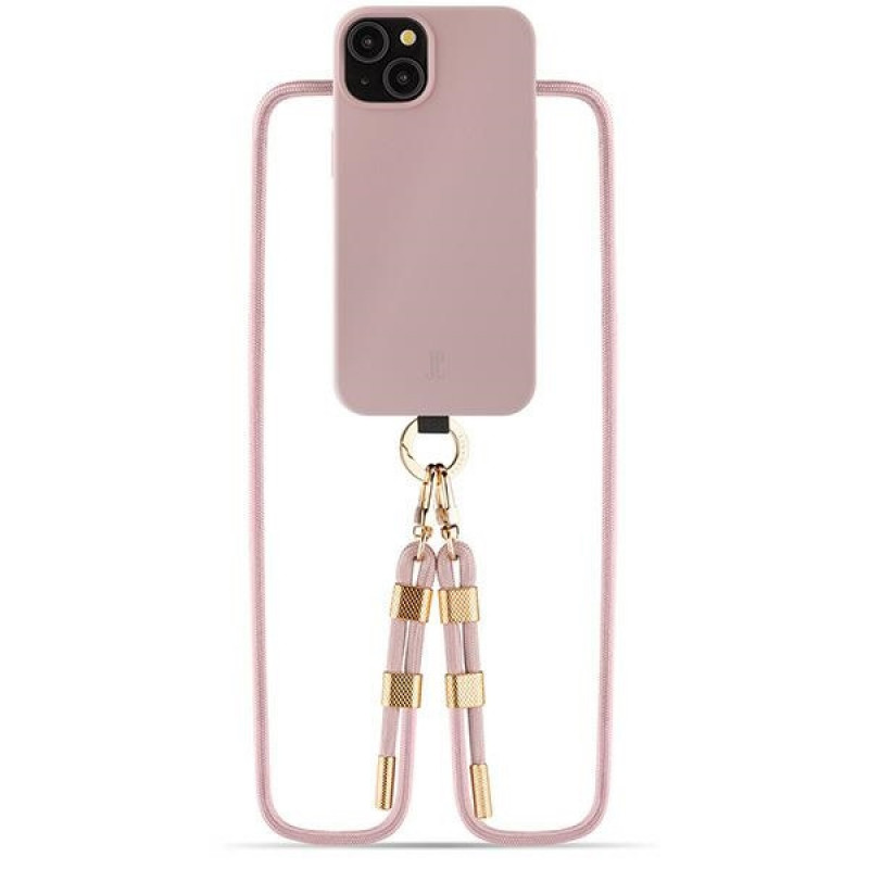 Just Elegance JEC151 Hülle für Apple iPhone 15 MagSafe, PopGrip, Rose