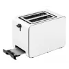 WMF Stelio 414210001 Toaster, 2 Scheiben, Edelstahl, Paper Grey, 1050 W