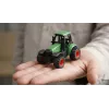 Amewi Metall-Traktor mit Tankanhänger, 1:64, RTR, grün