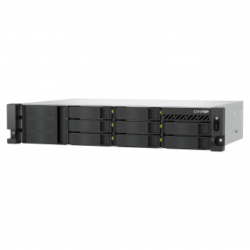 QNAP TS-h1073BXeU-RP-8G 2U Rack-NAS, Ryzen Embedded V1780B, 8 GB DDR4, redundantes Netzteil