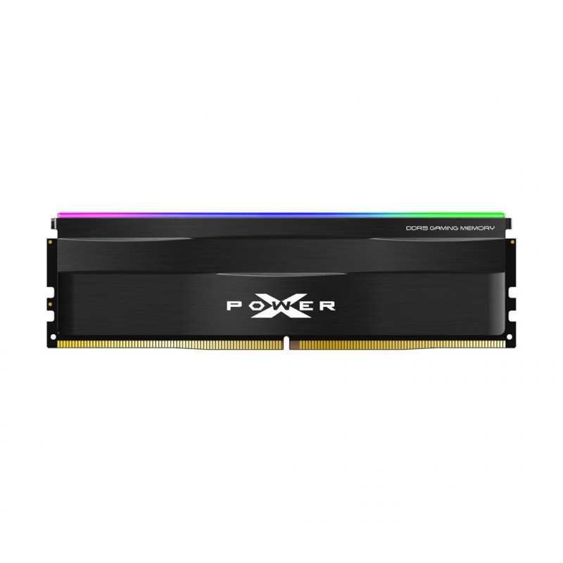 Silicon Power XPOWER Zenith RGB Gaming UDIMM Kit SP032GXLWU60AFDF, 32 GB (2 x 16 GB), DDR5, 6000 MHz, CL30, 1,35 V, Schwarz