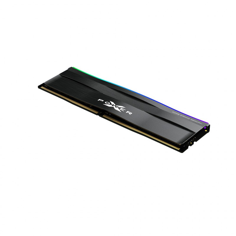 Silicon Power XPOWER Zenith RGB Gaming UDIMM Kit SP032GXLWU60AFDF, 32 GB (2 x 16 GB), DDR5, 6000 MHz, CL30, 1,35 V, Schwarz