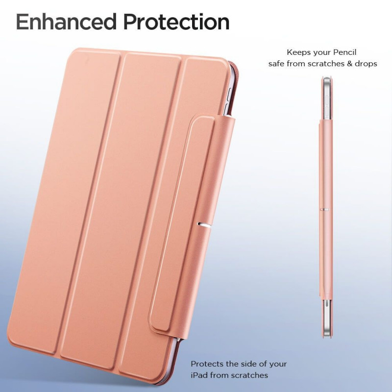 ESR Rebound Magnetic Hülle ESR208BLK für Apple iPad Air 10.9 (2020/2022, 4. und 5. Gen.) / iPad Air 11 (2024, 6. Gen.), Schwarz