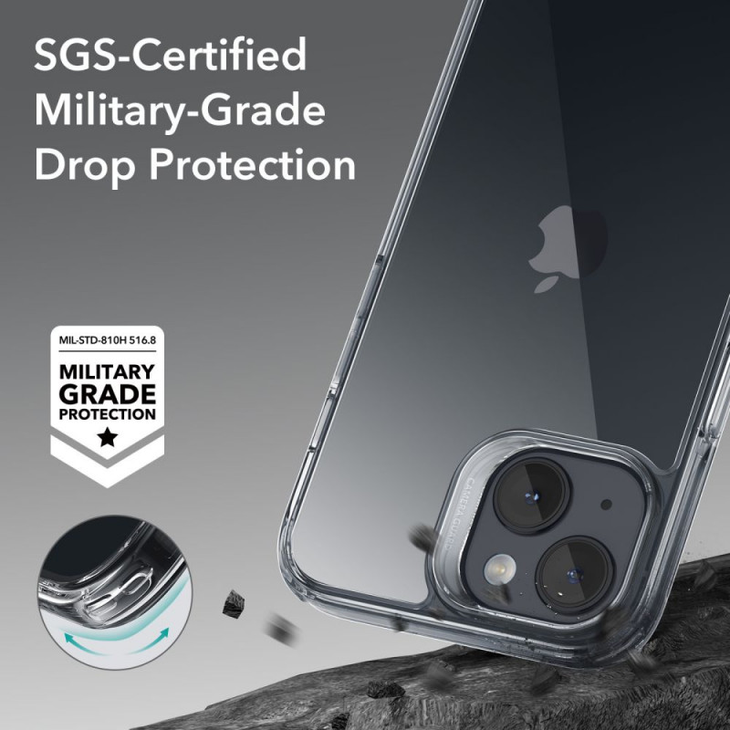 ESR Ice Shield Hülle für Apple iPhone 15 Plus / 14 Plus, ESR709, transparent