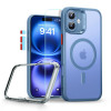 ESR Classic Pro Set HaloLock MagSafe Hülle mit Panzerglas für Apple iPhone 16, Frosted Blue